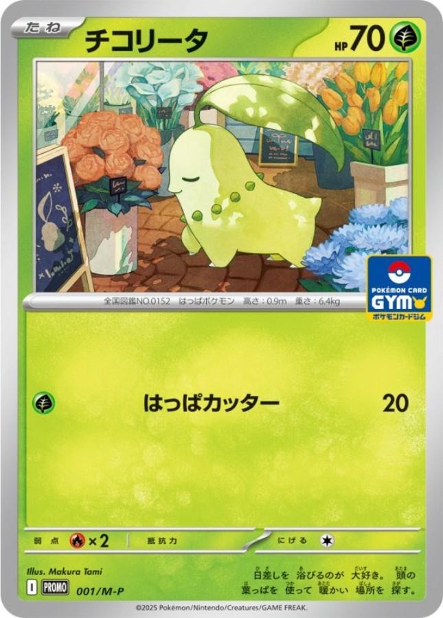 Japanese Promo Chikorita [Gym] Pokémon card